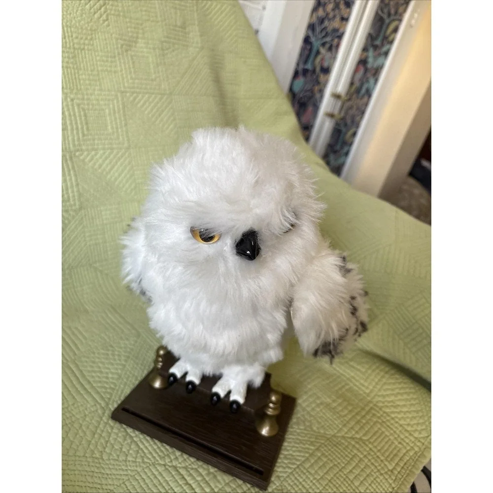 Wizarding World Of Harry Potter HEDWIG Owl Animated Interactive Pet Bird WORKS!